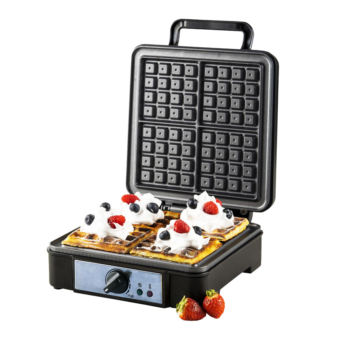 Wafelijzer Adler, voor 4 wafels, temperatuurregeling, 1800W, AD 3049