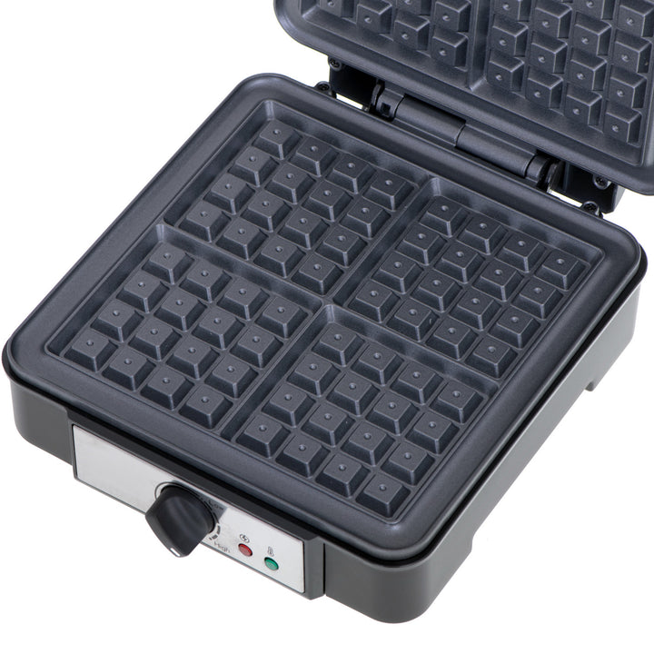 Wafelijzer Adler, voor 4 wafels, temperatuurregeling, 1800W, AD 3049