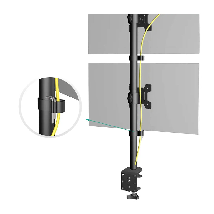 Maclean monitorbeugel, max. VESA 100x100, 13-27", 9 kg, MC-966
