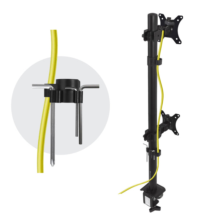 Maclean monitorbeugel, max. VESA 100x100, 13-27", 9 kg, MC-966