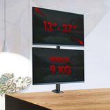 Maclean monitorbeugel, max. VESA 100x100, 13-27", 9 kg, MC-966