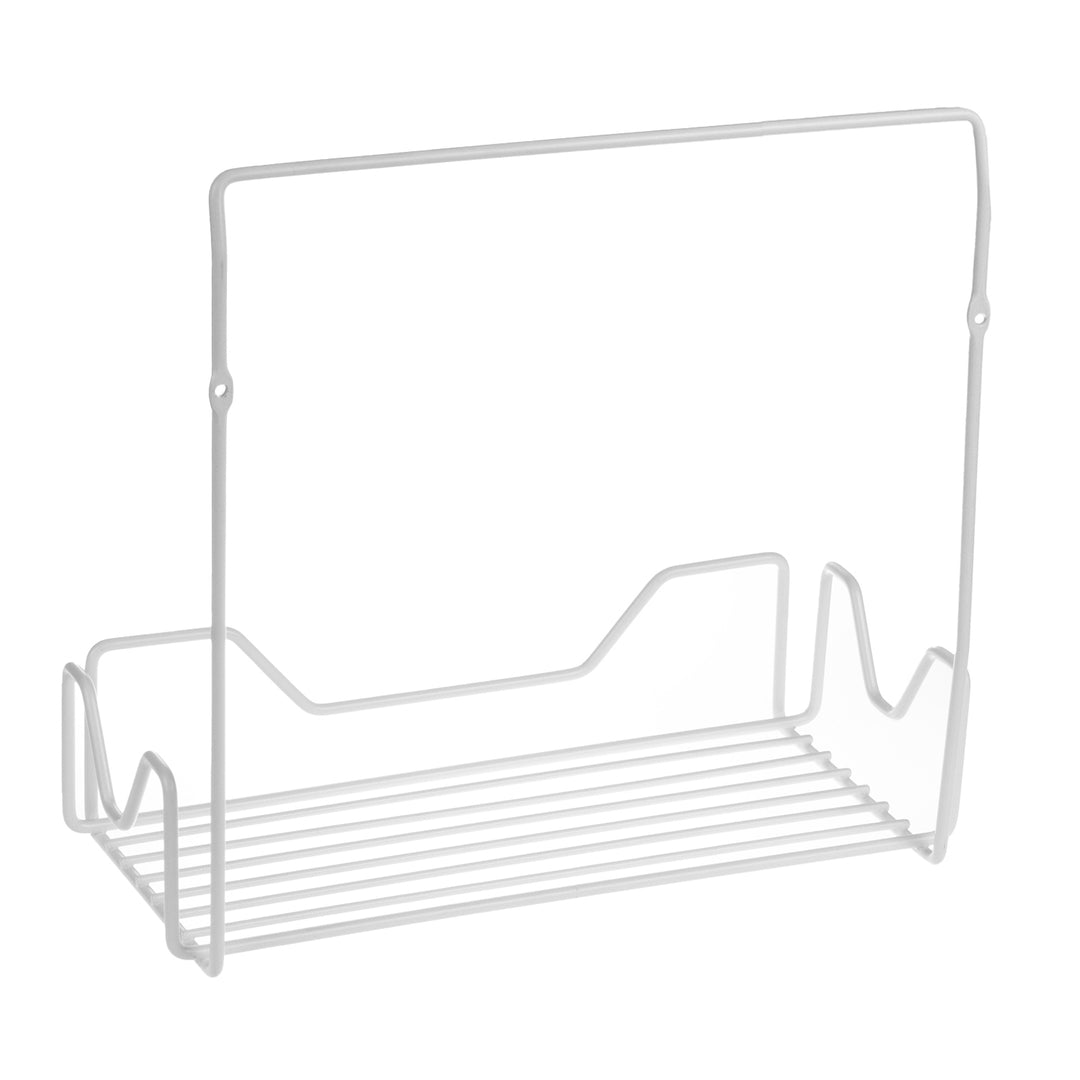 Badkamerplank ABJ, voor badbenodigdheden, wandmontage, wit