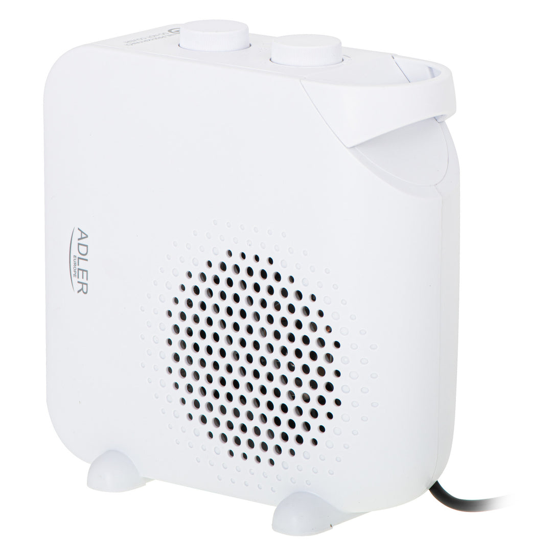 Adler ventilatorkachel, dubbele functie, koude straal, 2000W, wit, AD 7725