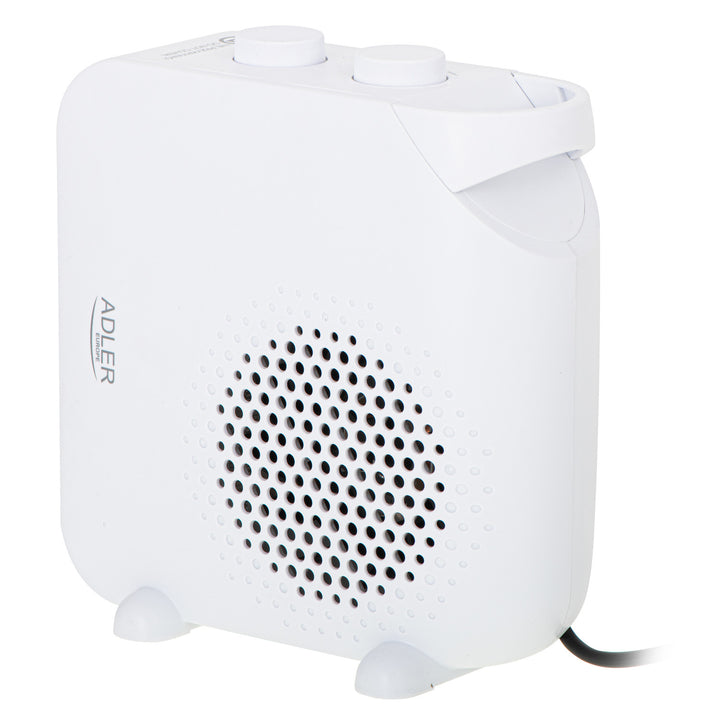 Adler ventilatorkachel, dubbele functie, koude straal, 2000W, wit, AD 7725