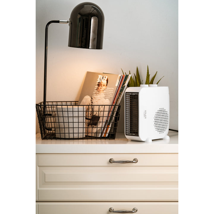 Adler ventilatorkachel, dubbele functie, koude straal, 2000W, wit, AD 7725