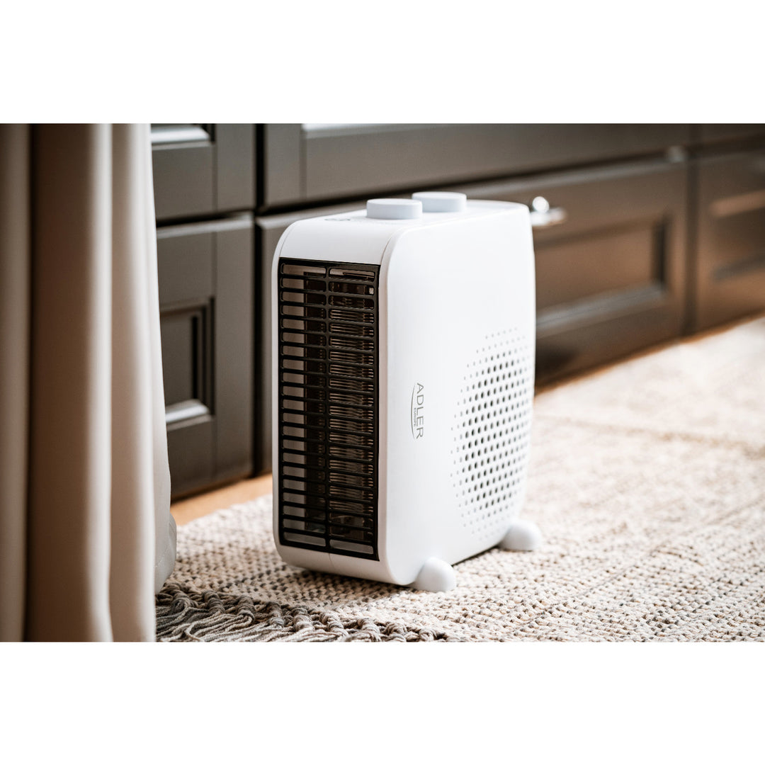 Adler ventilatorkachel, dubbele functie, koude straal, 2000W, wit, AD 7725