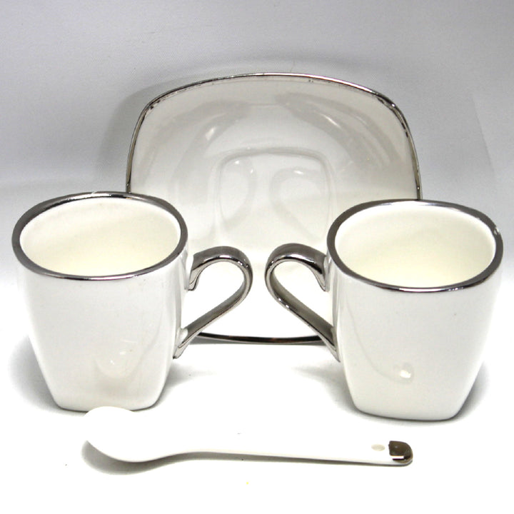Espressokopjes porseleinen set met borden Queen Isabell W23SV06-06471