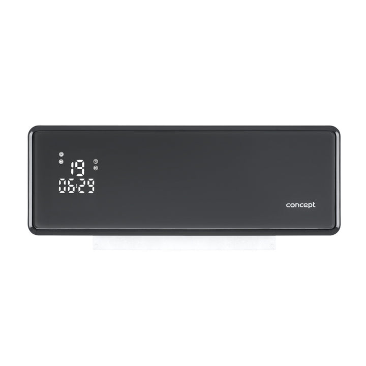 Concept keramische kachel, wandmodel, LED-scherm, timer, grijs, QH4100