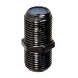 10x Maclean F-F stopcontact, professionele overgang, stekker zwart nikkel, MCTV-904