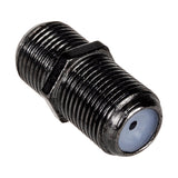 10x Maclean F-F stopcontact, professionele overgang, stekker zwart nikkel, MCTV-904