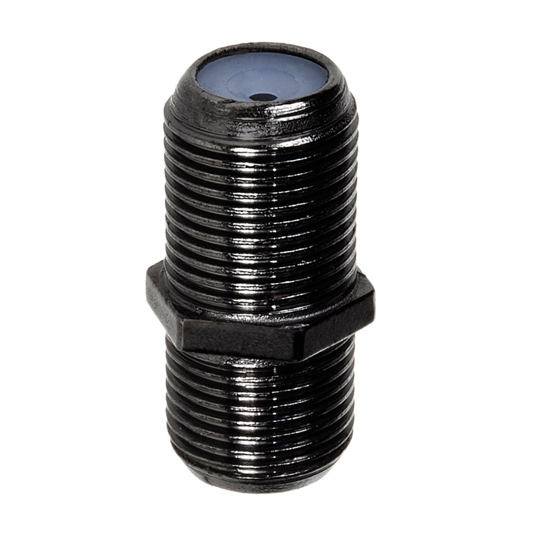 100x Maclean F-F stopcontact, professionele overgang, stekker zwart nikkel, MCTV-904