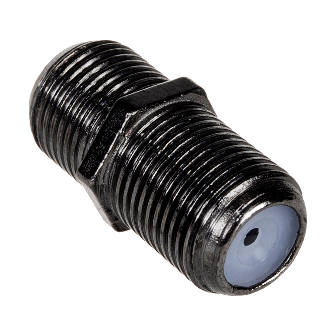 100x Maclean F-F stopcontact, professionele overgang, stekker zwart nikkel, MCTV-904