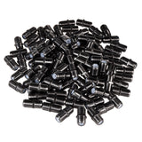 100x Maclean F-F stopcontact, professionele overgang, stekker zwart nikkel, MCTV-904