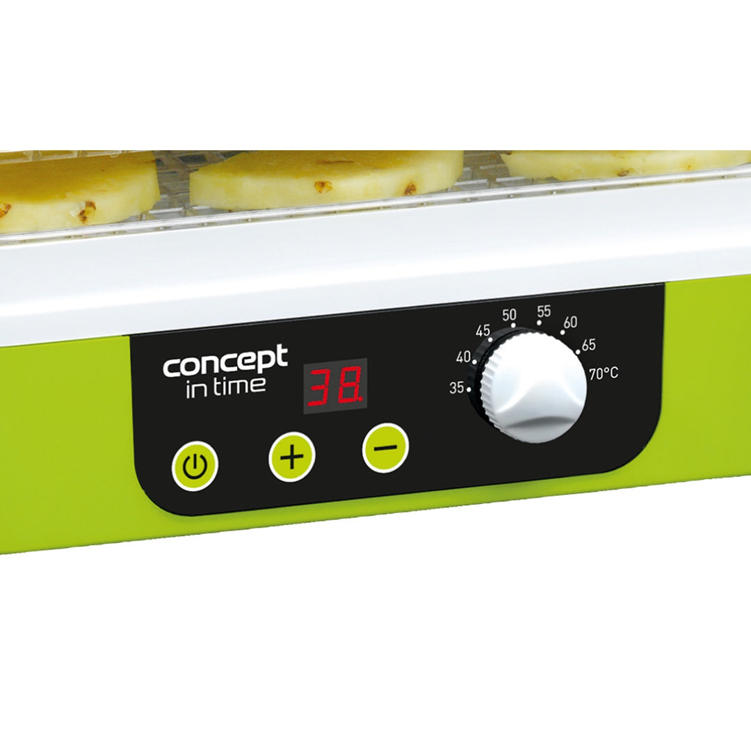 Concept champignon-, fruit- en kruidendroger, 9 zeven, timer, temperatuurregeling, UK-stekker, SO-1060 UK