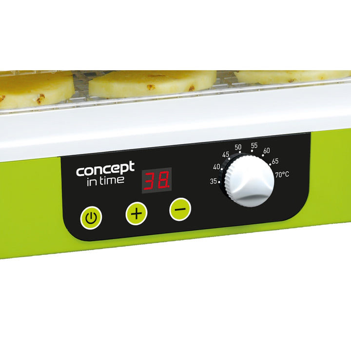 Concept champignon-, fruit- en kruidendroger, 9 zeven, timer, temperatuurregeling, UK-stekker, SO-1060 UK