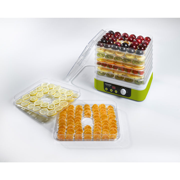 Concept champignon-, fruit- en kruidendroger, 9 zeven, timer, temperatuurregeling, UK-stekker, SO-1060 UK