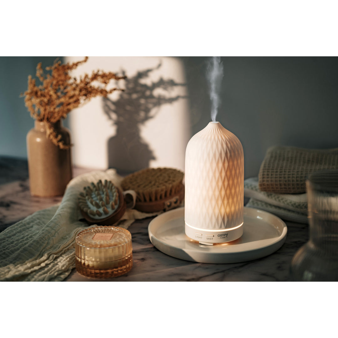Camry CR 7970 Geurverspreider, ultrasoon, keramisch, 100 ml, sfeerverlichting