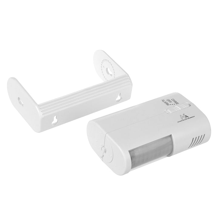 Maclean draadloze toegangssignalering, PIR sensor, bereik 8m, gevoed door 9V DC batterij, volume meer dan 70dB, MCE311 W