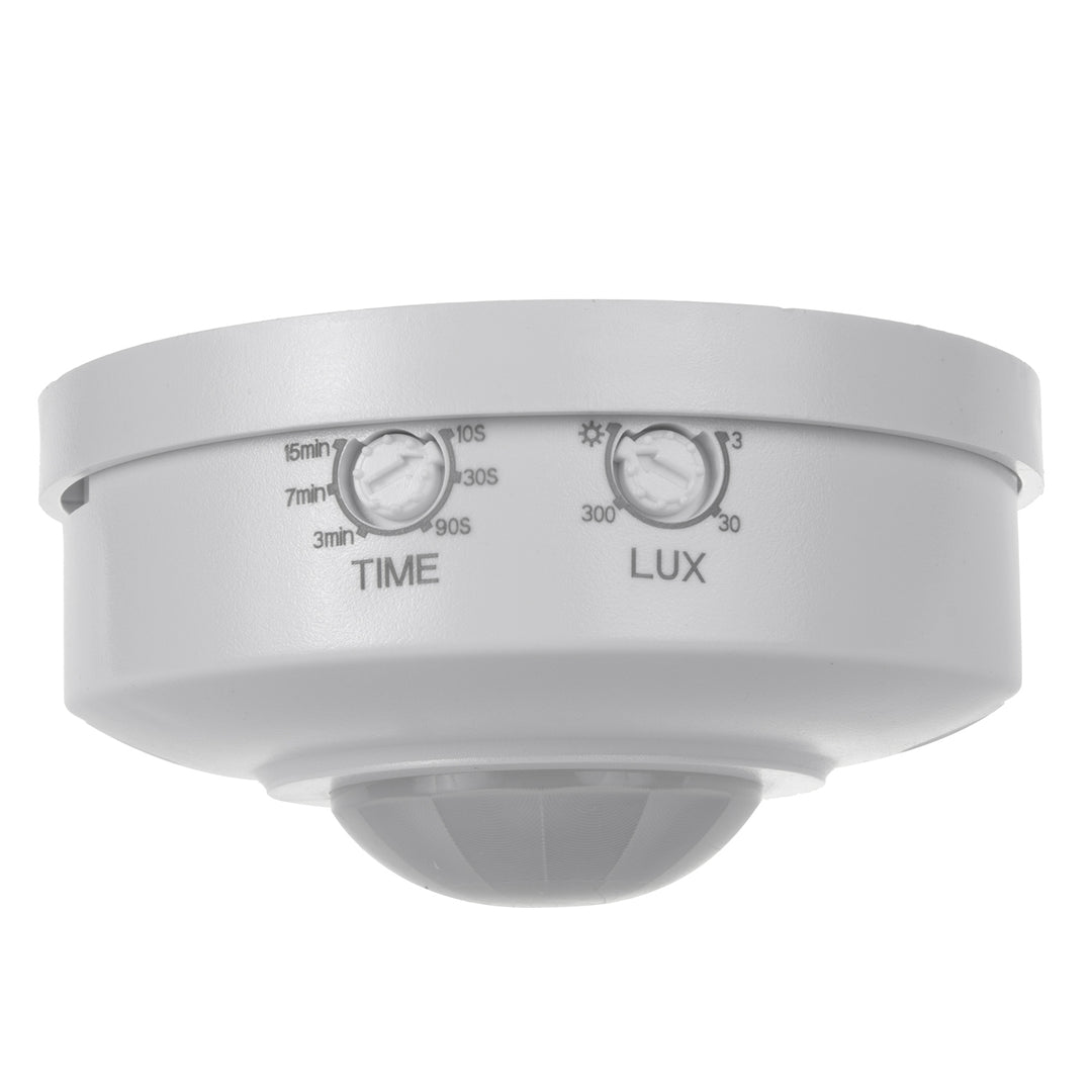 Maclean PIR bewegingsmelder, bereik 6m, plafond, max. belasting 1200W, IP20, MCE314 W