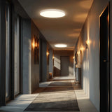 Maclean plafond LED sensorlamp, microgolf sensor 5.8GHz,4000K, 12W, 950lm, IP44, MCE347
