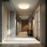 Maclean plafond LED sensorlamp, microgolf sensor 5.8GHz,4000K, 12W, 950lm, IP44, MCE347