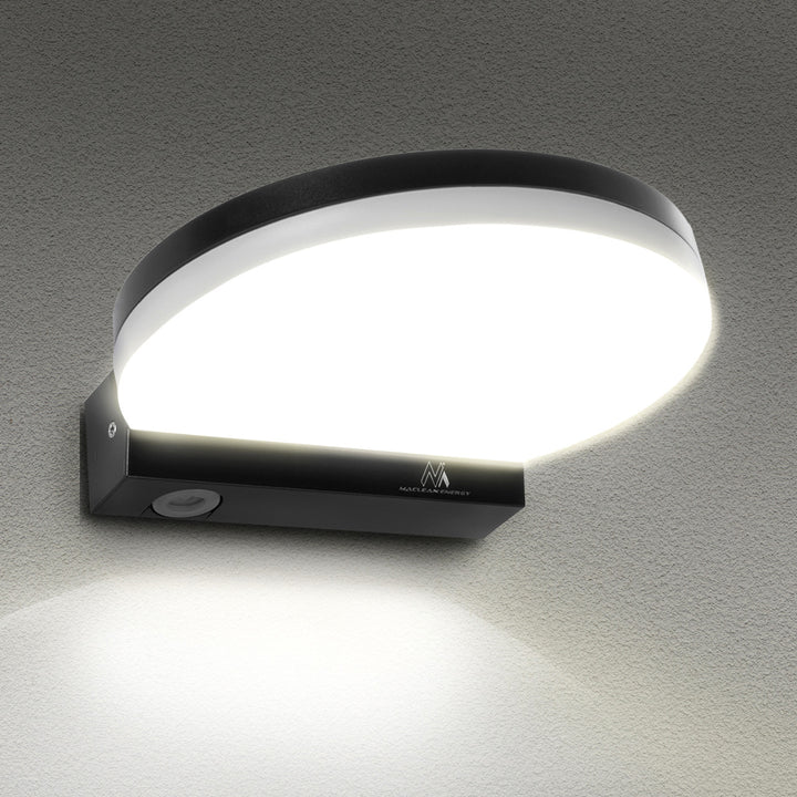 Maclean LED lamp, zwart, 15W, IP65, 1300lm, neutraal wit (4000K) MCE346 B