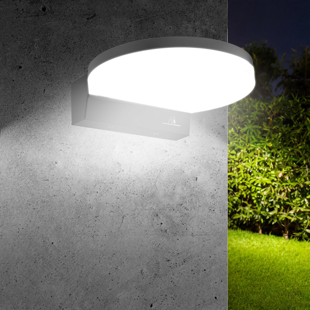 Maclean LED lamp, zwart, 15W, IP65, 1300lm, neutraal wit (4000K) MCE346 B
