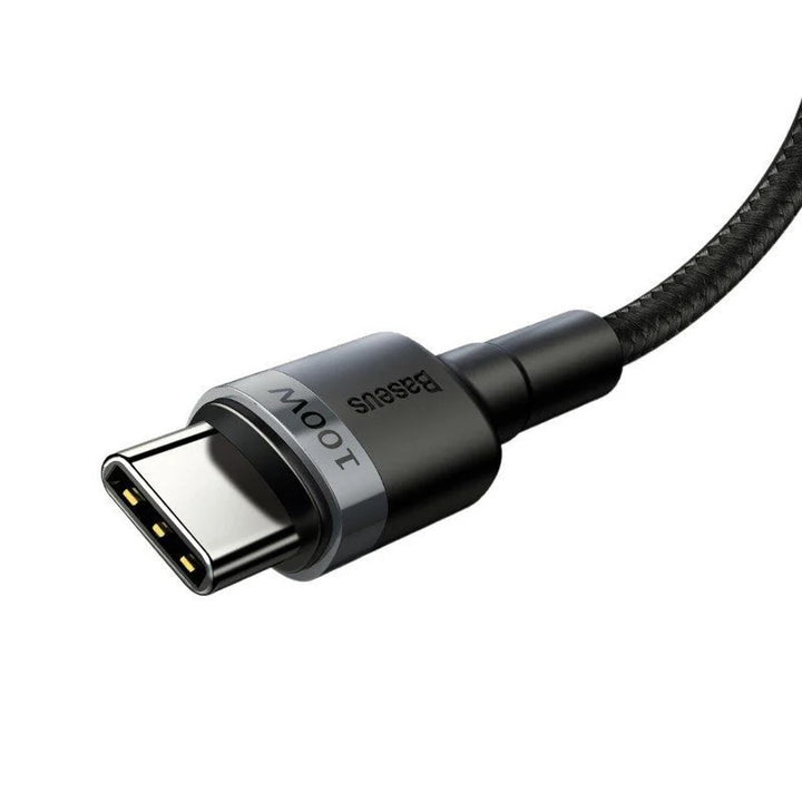 USB-C PD 2.0 200cm Baseus Cafule CATKLF-ALG1 Quick Charge 3.0 5A kabel met 100W snellaadondersteuning