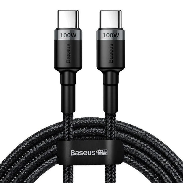 USB-C PD 2.0 200cm Baseus Cafule CATKLF-ALG1 Quick Charge 3.0 5A kabel met 100W snellaadondersteuning