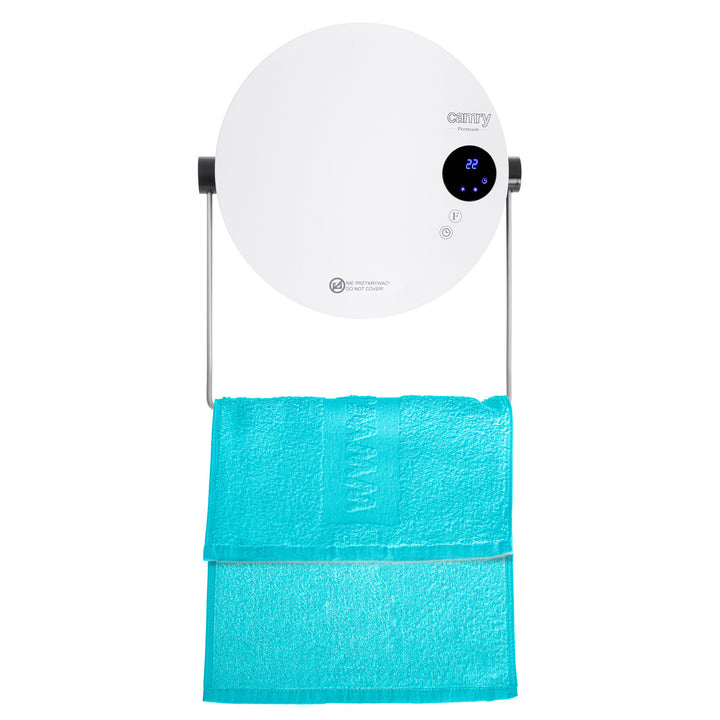 Camry badkamerverwarmer, vermogen 2000W, 2 verwarmingsniveaus, LCD-scherm, afstandsbediening, CR 7747