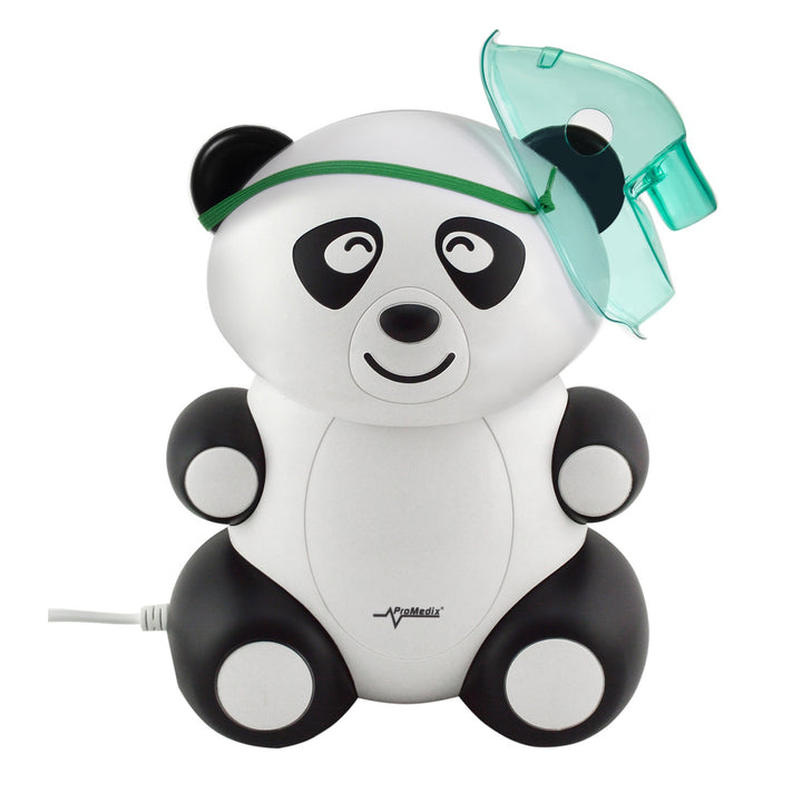 Reiswieg Promedix,125x65x74cm, blauw, wielen, beschermhoes, PR-803B + Baby inhalator panda PR-812