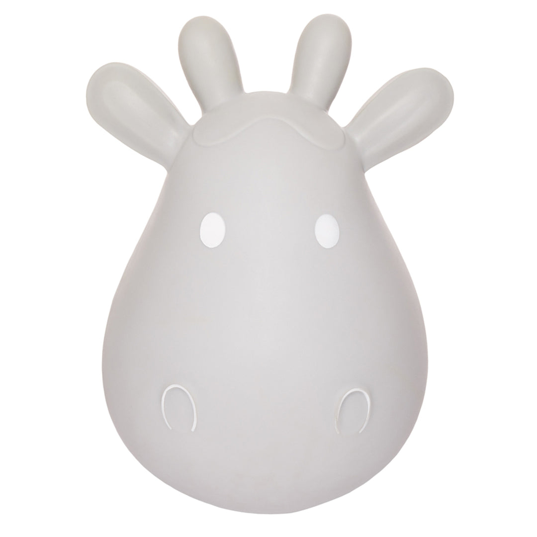 Hoppimals rubberen trui, grijze fudge, pomp, T-TFF-NN140