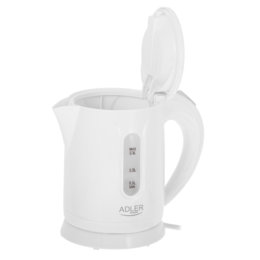 Adler draadloze waterkoker, inhoud 0,8 l, vermogen 850 W, AD1371