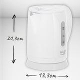 Adler draadloze waterkoker, inhoud 0,8 l, vermogen 850 W, AD1371