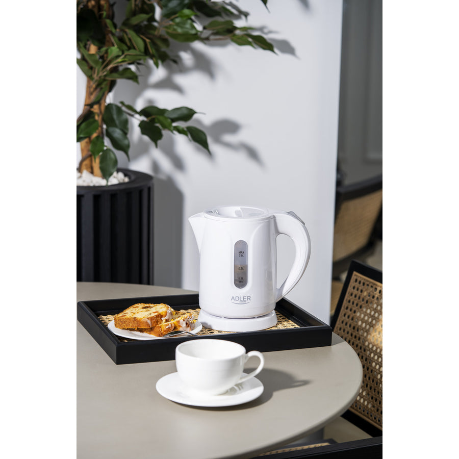Adler draadloze waterkoker, inhoud 0,8 l, vermogen 850 W, AD1371