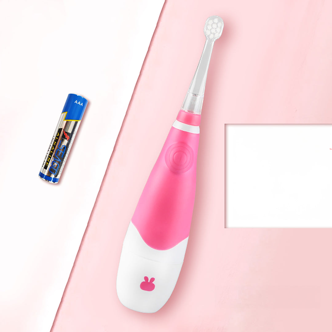 SEAGO sonische tandenborstel voor kinderen, roze, 1xAA 1,5V (niet meegeleverd), 4 opzetstukken, SG-902 Roze