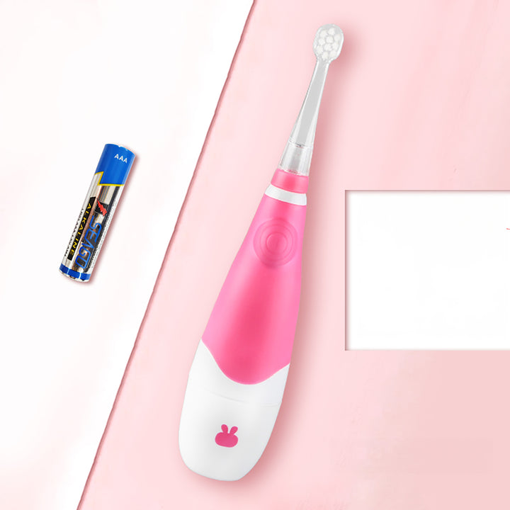 SEAGO sonische tandenborstel voor kinderen, roze, 1xAA 1,5V (niet meegeleverd), 4 opzetstukken, SG-902 Roze