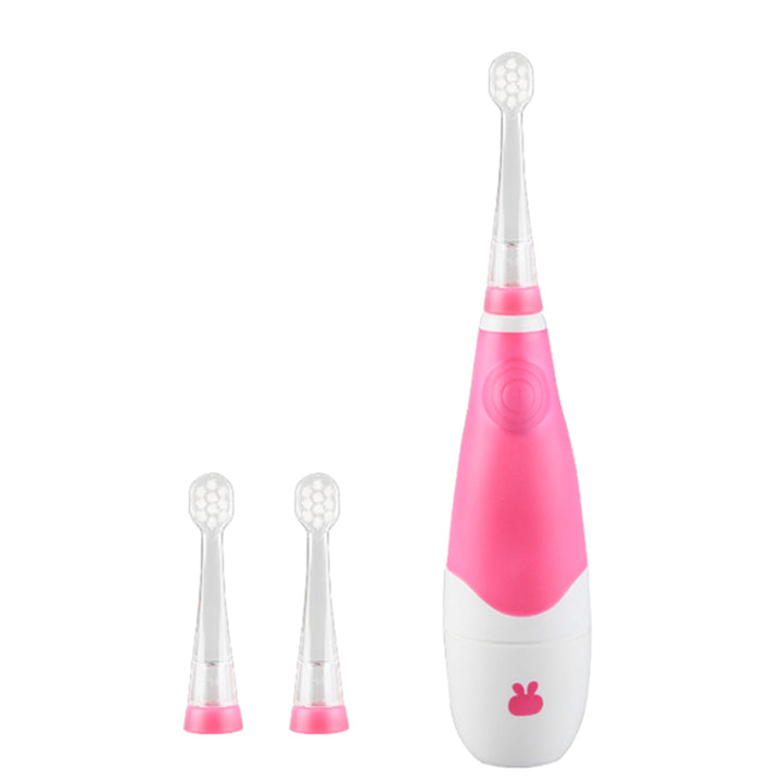 SEAGO sonische tandenborstel voor kinderen, roze, 1xAA 1,5V (niet meegeleverd), 4 opzetstukken, SG-902 Roze