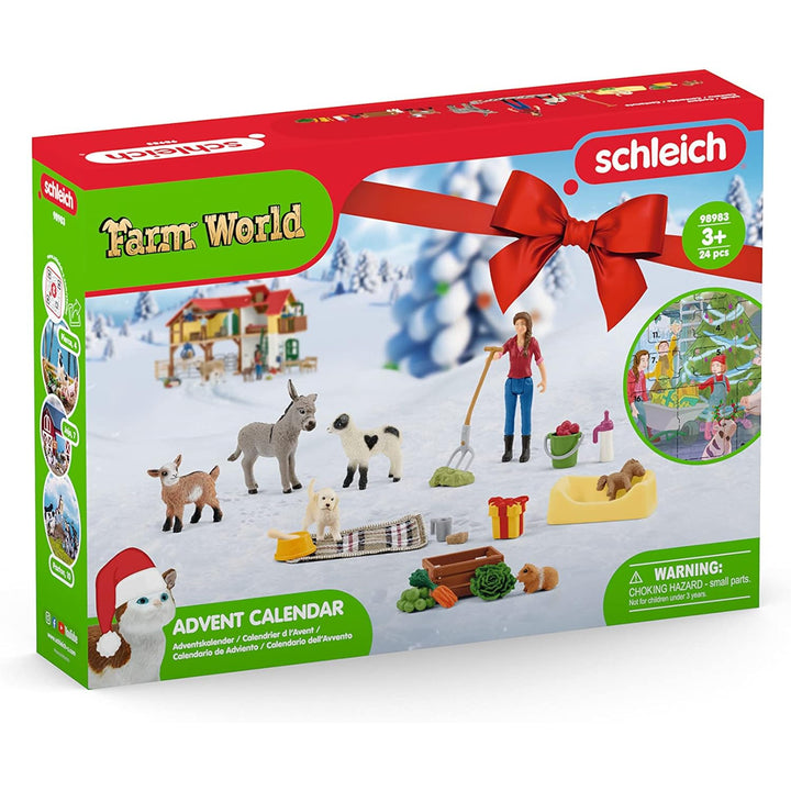 Kalendarz adwentowy 2024 Schleich Boerderij Wereld SLH98983