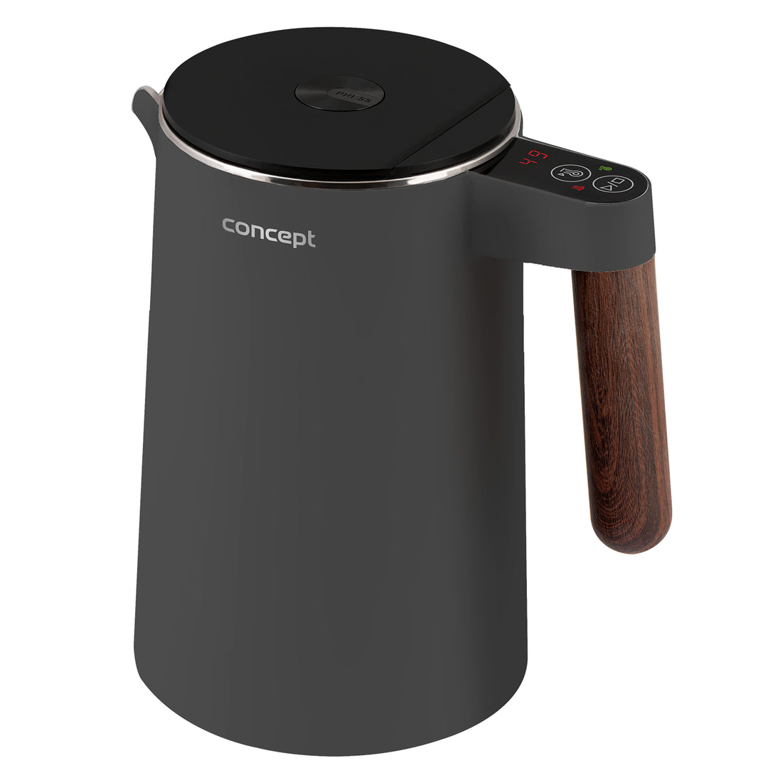 Concept Norwood RK3305 Roestvrijstalen Waterkoker Temperatuurregeling Warmhouden 1,5L 1850-2200W Donkergrijs