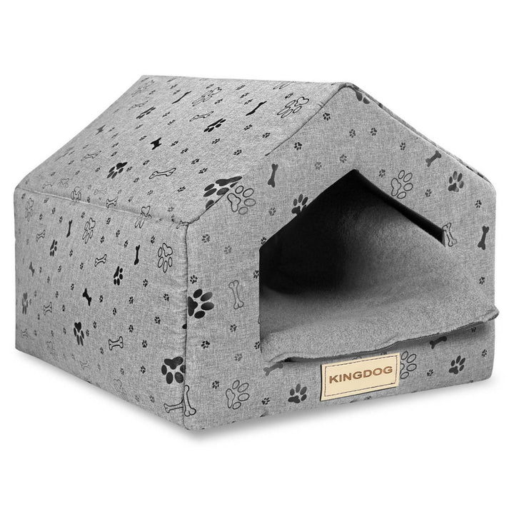Kingdog - Hondenbed en kattenbed - 50x40cm - grijs