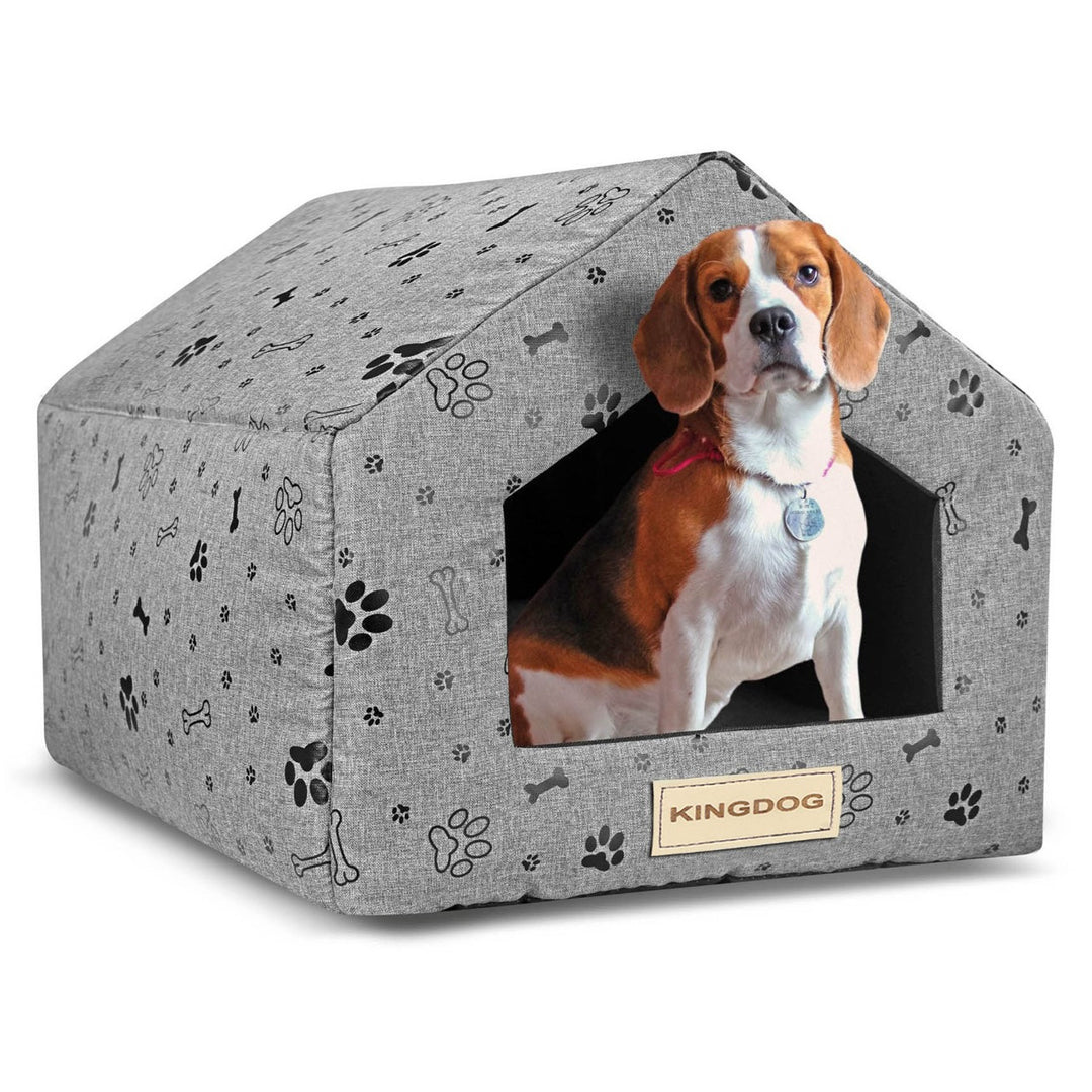 Kingdog - Hondenbed en kattenbed - 50x40cm - grijs
