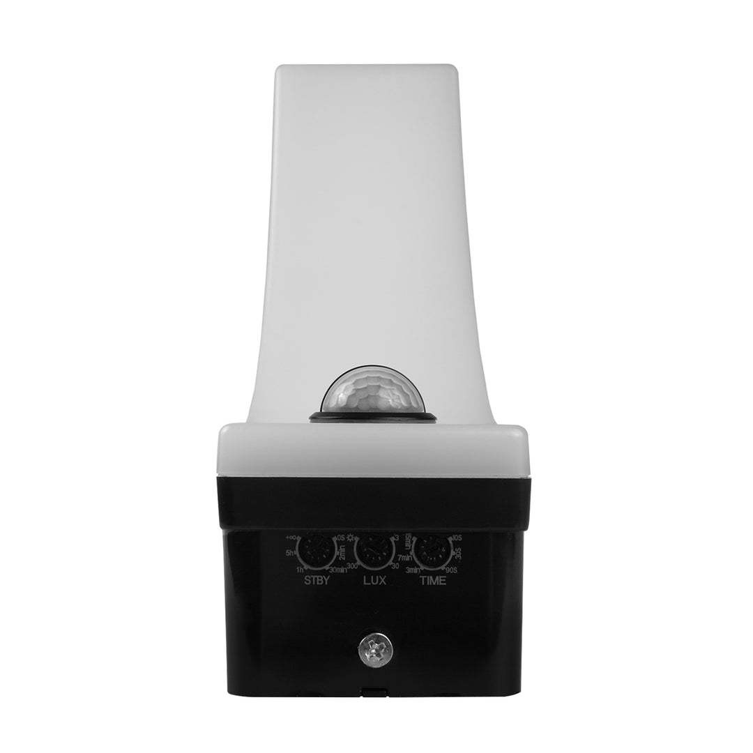 Maclean - LED lamp - Buitenlamp - Wandlamp - PIR bewegingssensor - 20W - IP65 - 2000lm - 4000K - Zwart