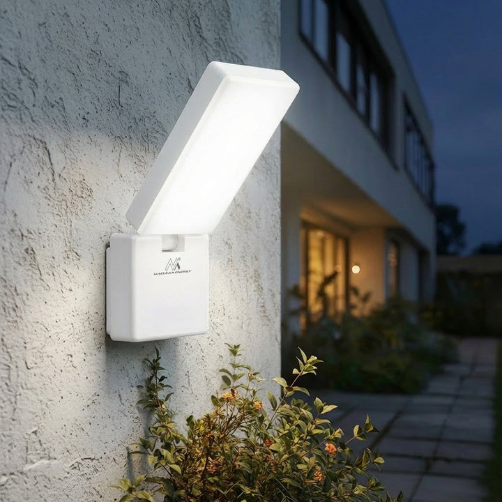 Maclean - LED-lamp - LED lamp - Buitenlamp - Wandlamp - 10W - 700lm - IP65 - Neutraal wit - 4000K - Wit - MCE514 W