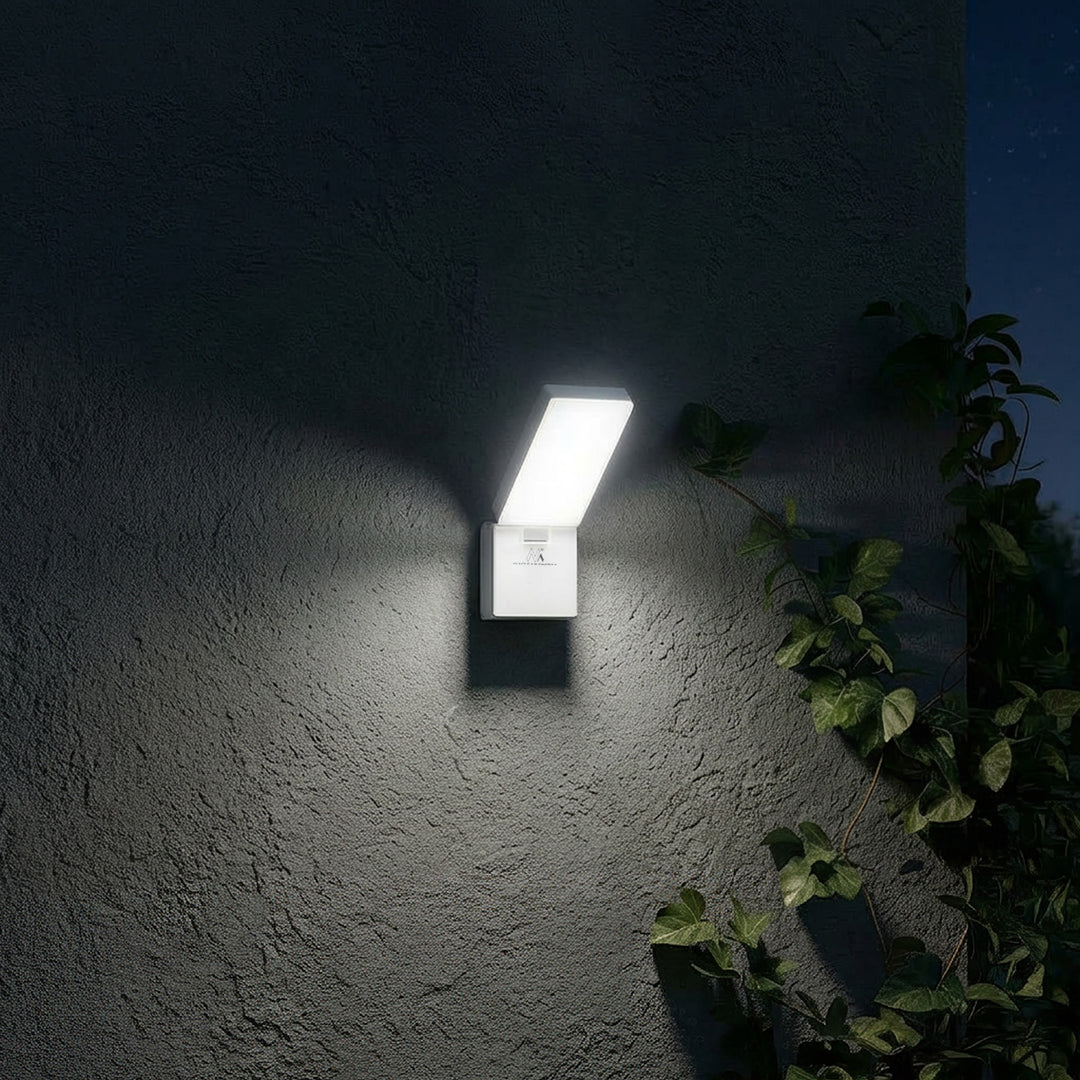 Maclean - LED-lamp - LED lamp - Buitenlamp - Wandlamp - 10W - 700lm - IP65 - Neutraal wit - 4000K - Wit - MCE514 W