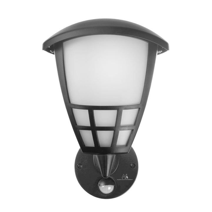 Maclean - Buitenlamp - Wandlamp - Muurlamp met bewegingssensor - IP65 - max 60W - E27 - Grijs