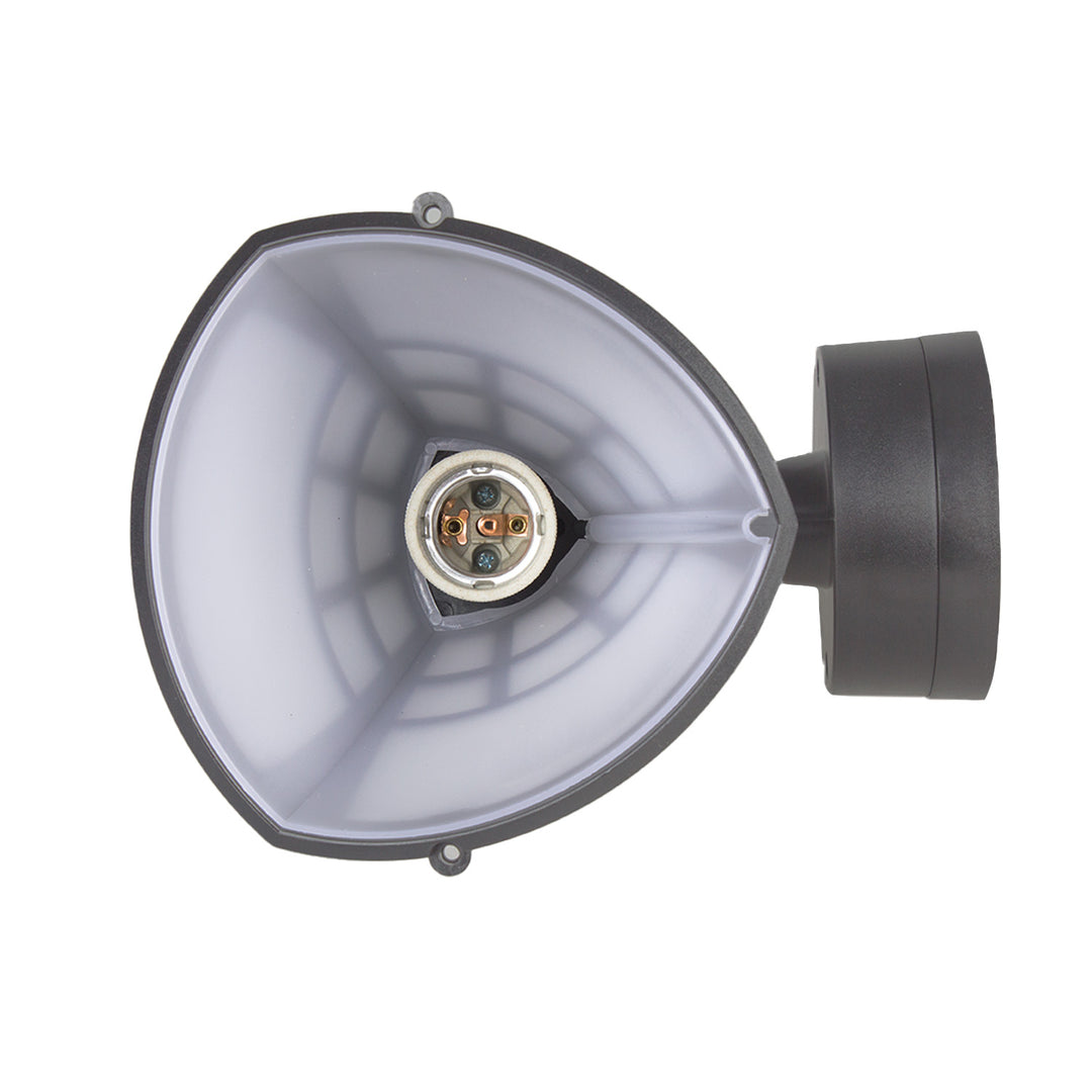 Maclean - Buitenlamp - Wandlamp - Muurlamp met bewegingssensor - IP65 - max 60W - E27 - Grijs