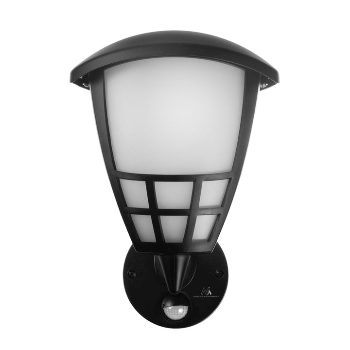 Maclean - Buitenlamp - Wandlamp - Muurlamp met bewegingssensor - IP65 - max 60W - E27 - Zwart