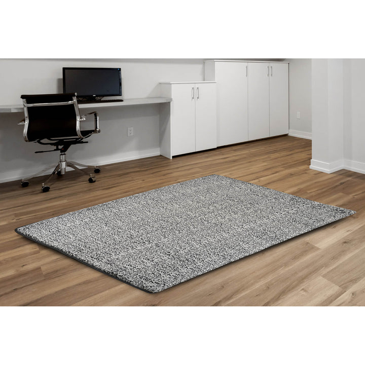 Pluche tapijt, imitatie konijnenbont, antislip, 120 x 160 cm, Siberisch patroon, DYWRAB120/160SYB