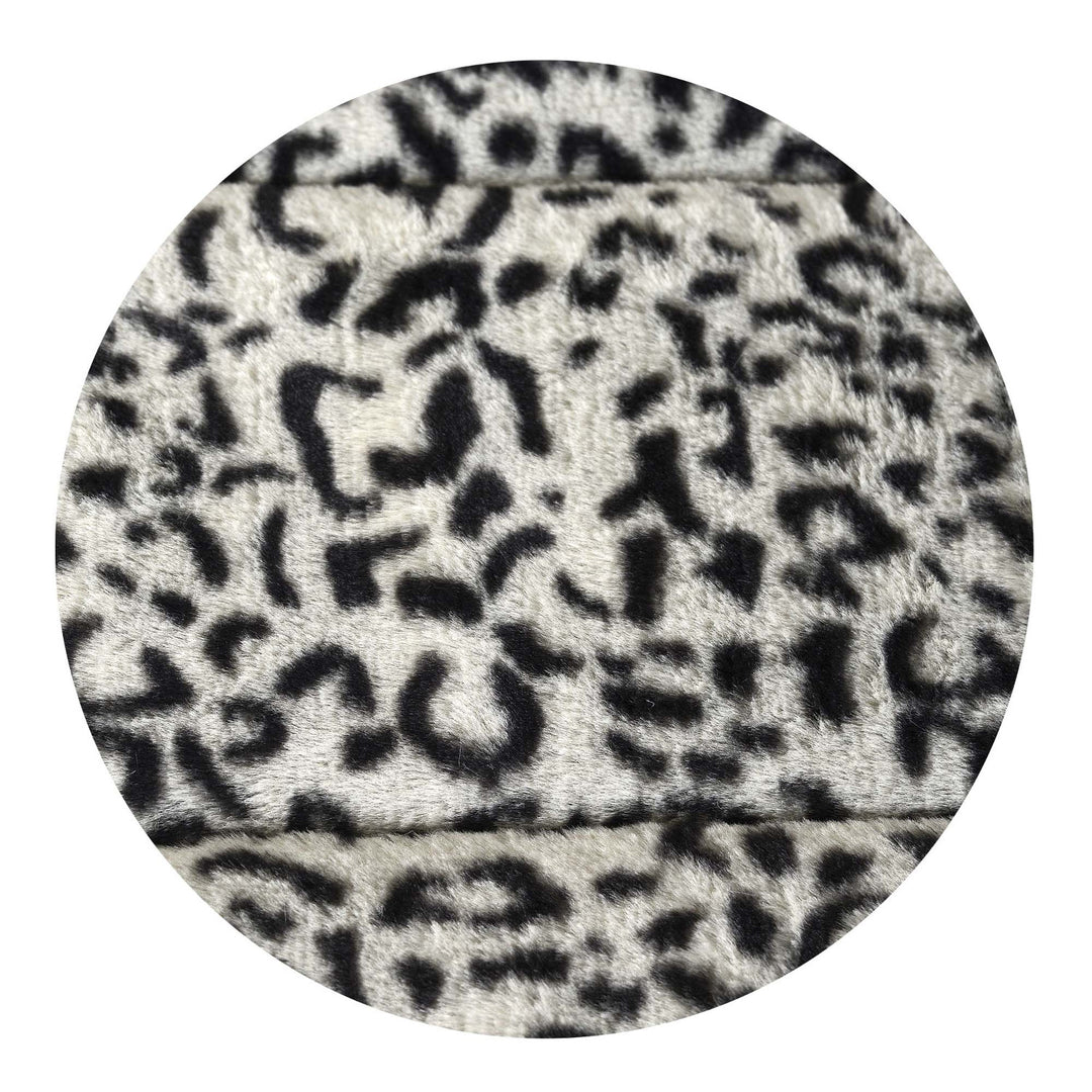 Pluche tapijt, imitatie konijnenbont, antislip, 120 x 160 cm, Siberisch patroon, DYWRAB120/160SYB